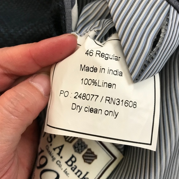 JOS. A. BANK 1905 Windowpane Sport Coat - Picture 6 of 8